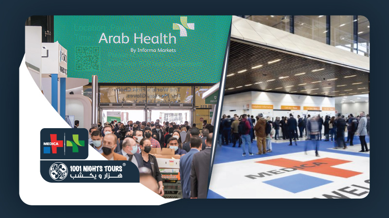 مقایسه نمایشگاه MEDICA با Arab Health